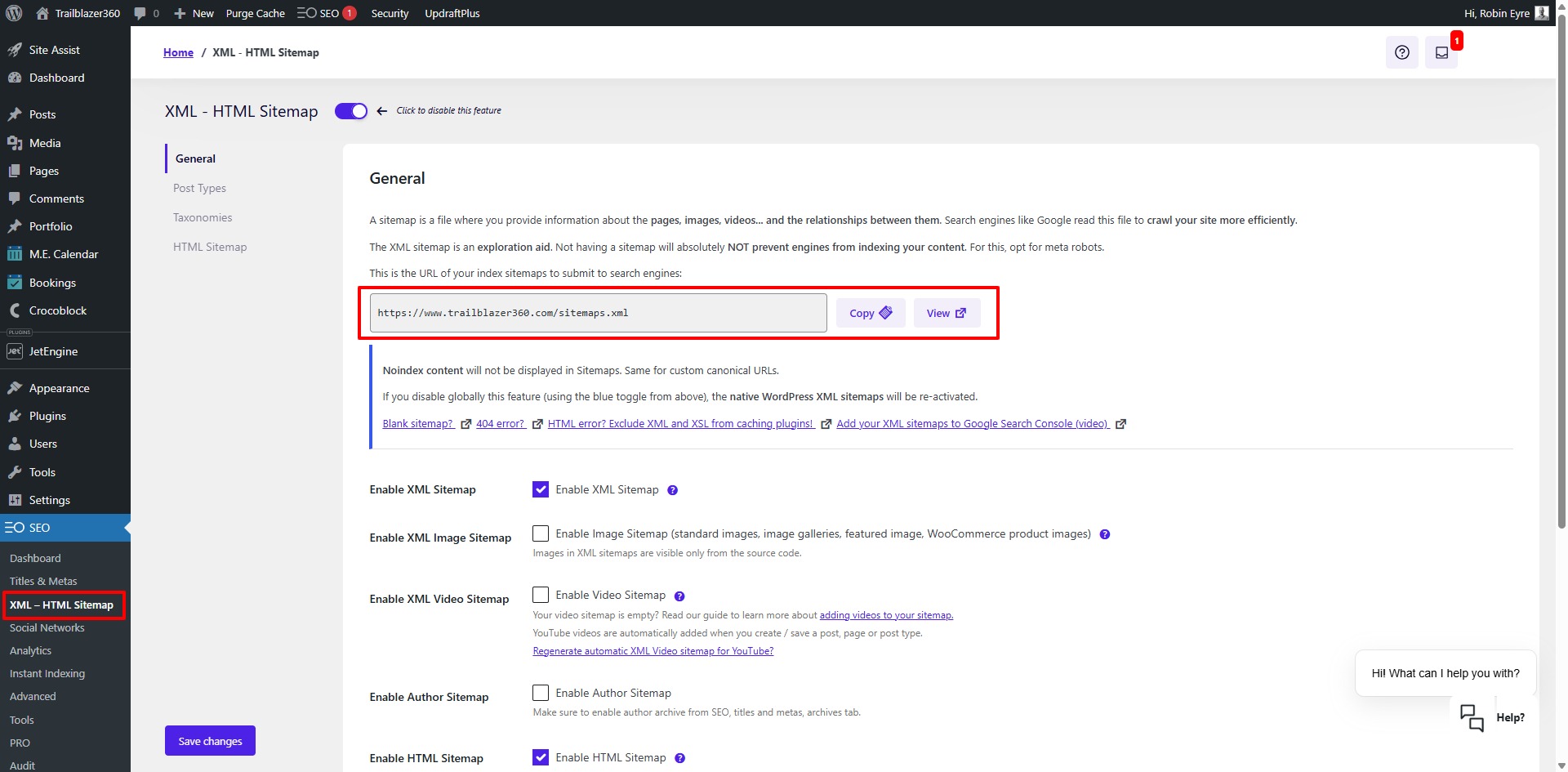 Find your XML sitemap with SEOPress SEO plugin
