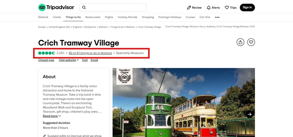 Crich Tramway Village Tripadvisor reviews