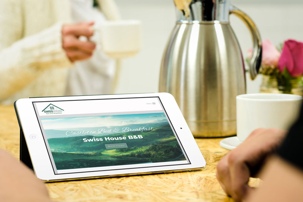 Swiss House B&B web design case study