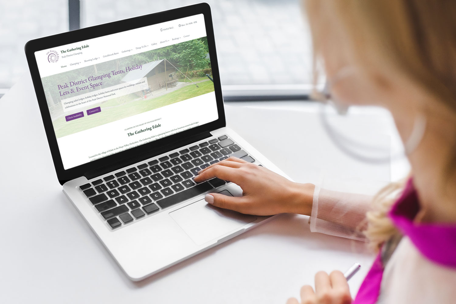 The Gathering Edale web design case study